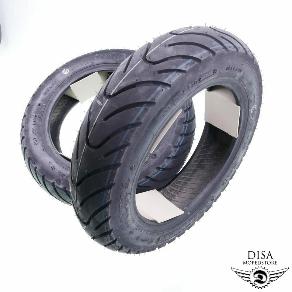 Reifen Satz Kenda K413 90/90-10 Zoll für Piaggio Sfera NSL Roller 50J - Bild 2 von 4