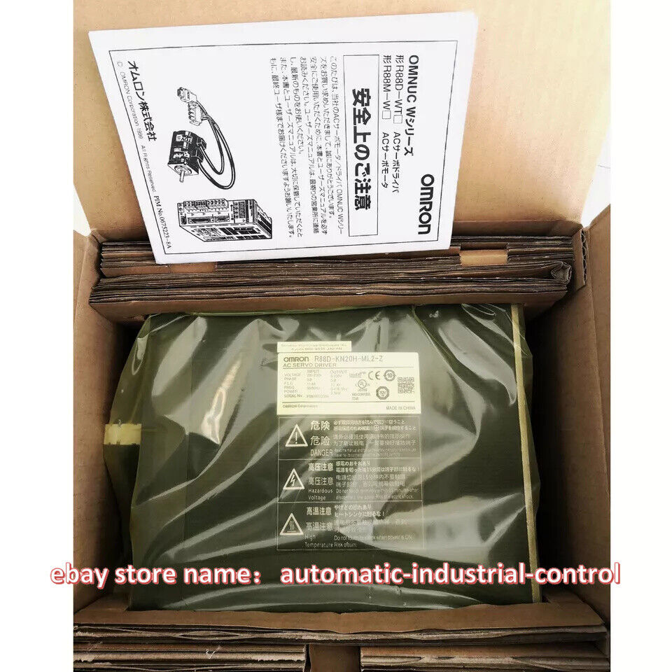 New Omron R88D-KN20H-ML2-Z AC Servo Driver In Box Expedited New Omron R88D-KN20H-ML2-Z AC Servo Driver In Box Expedited