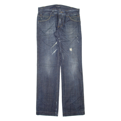 D&G Distressed Damen Jeans Blau Regular Straight W32 L34