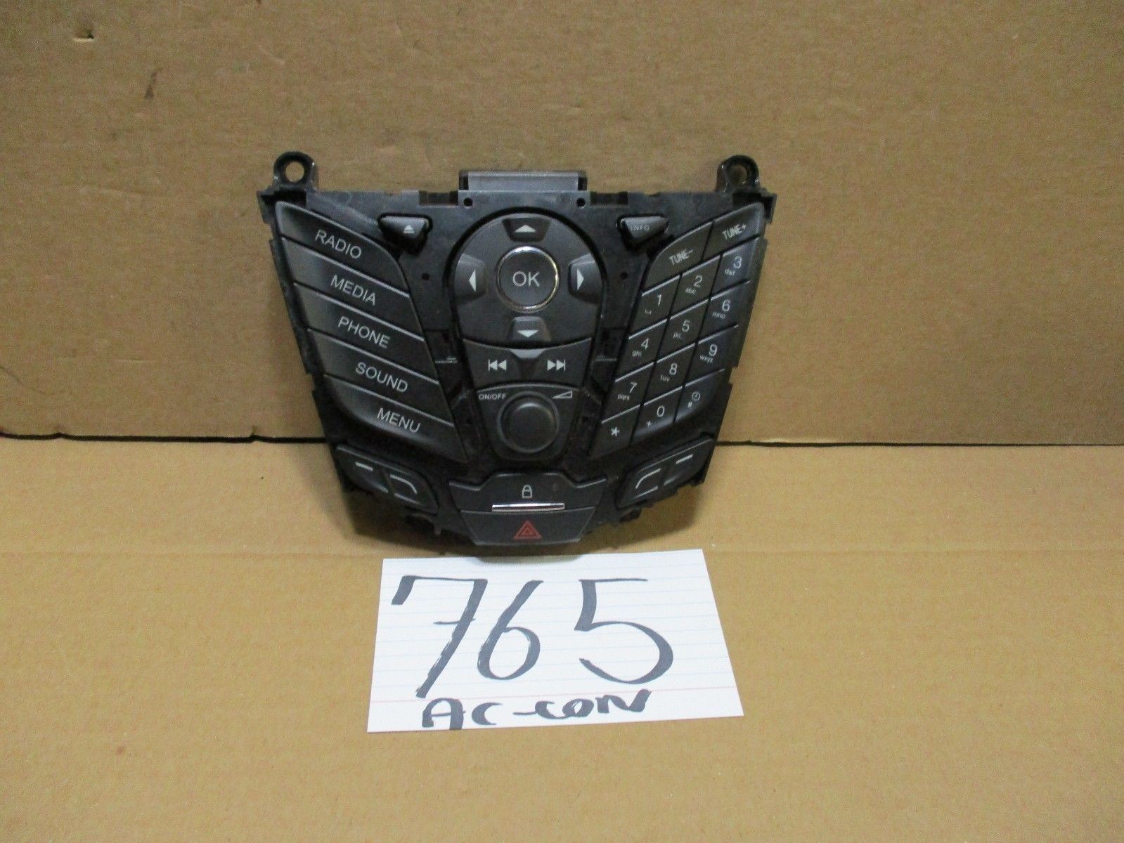 13 14 15 16 Ford Escape radio control panel  Stock #765-AC 