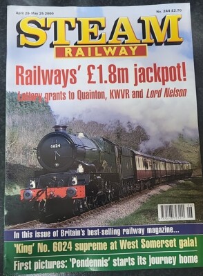 Steam Railway Magazine April 28 - May 25 2000 No.  244