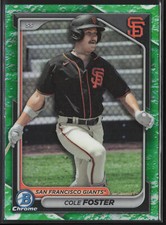 2024 Bowman Cole Foster BCP-83 Lunar Glow Refractor | San Francisco Giants