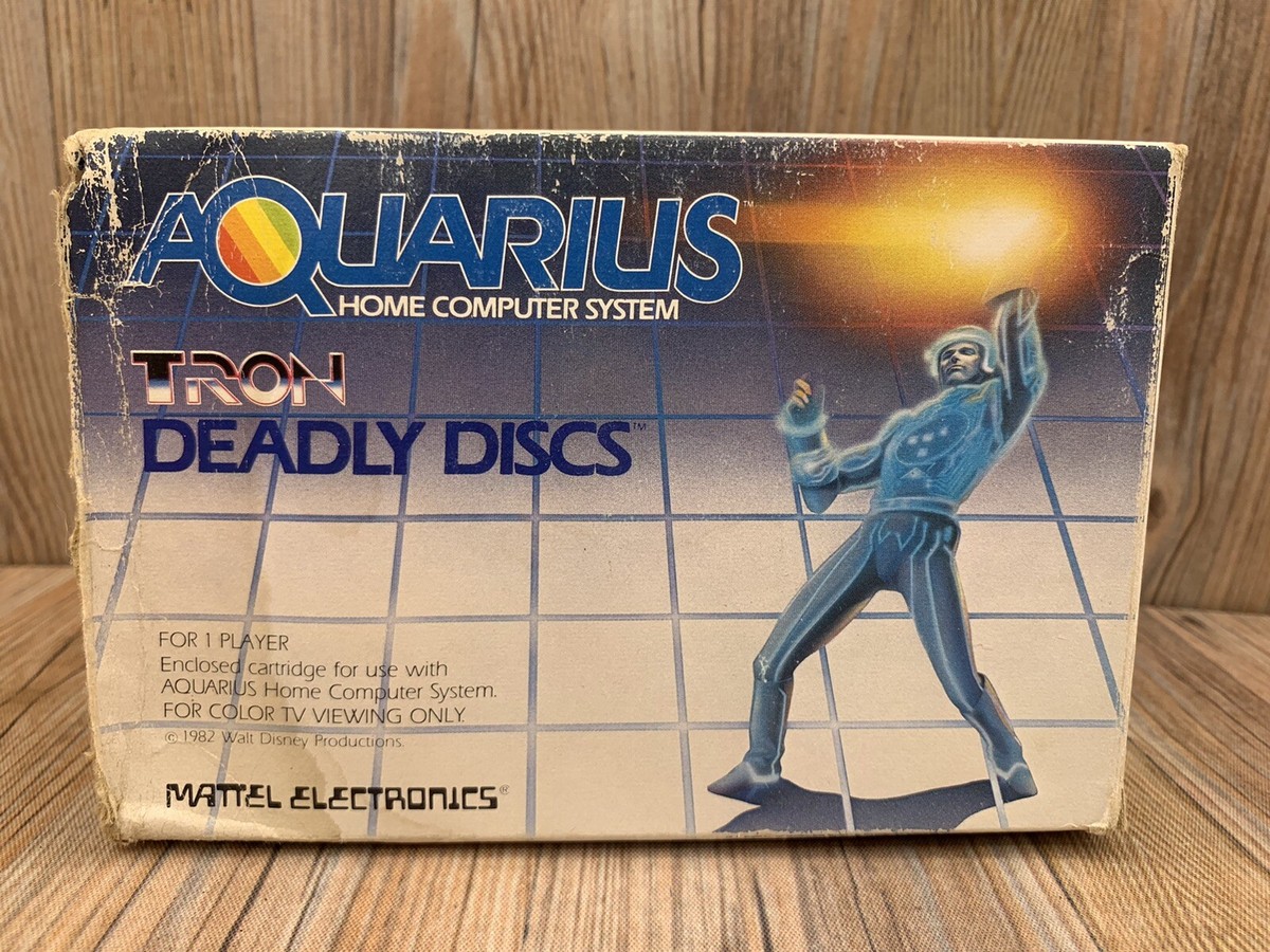 Aquarius Tron Deadly Discs Mattel Electronics Home Computer System 1982  Tron | eBay