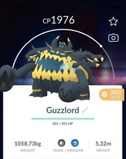 Guzzlord Pokemon gen7 Go Stesso/30 Giorni Pokémon PVP Ultra Lega Bestia Alola
