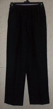 NWT WOMENS alfred dunner CLASSICS PROPORTIONED MEDIUM BLACK PULL ON PANT SIZE 8