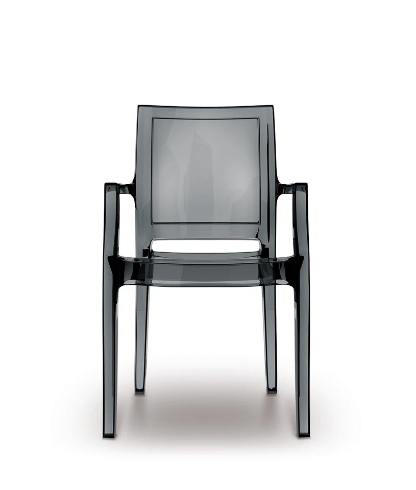 Silla De Brazo De Acrílico Ghost De Plexiglás Transparente Apilable De Calidad - Imagen 4 de 4