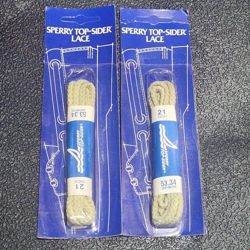 vtg 2 Sperry TopSider shoe Replacement 21" braided yarn twine Laces GREEN NOS eBay