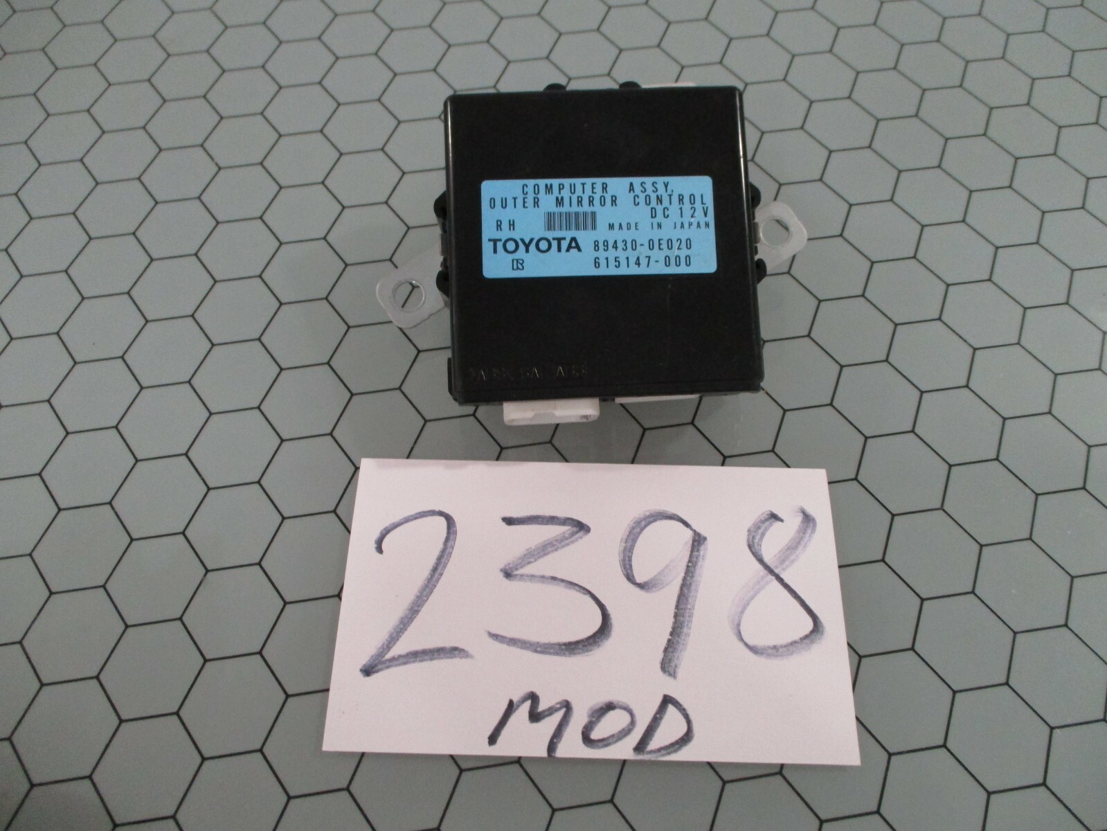 07 08 09 Lexus RX350 Passenger Mirror Control Module Computer  #2398-MOD 