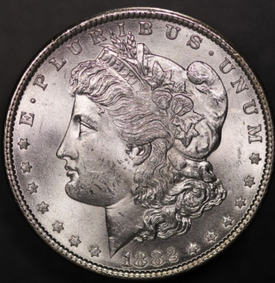 コレクション 1882 Morgan Silver Dollar 1882 Morgan Silver Dollar BU Fresh from an original collection-LOT