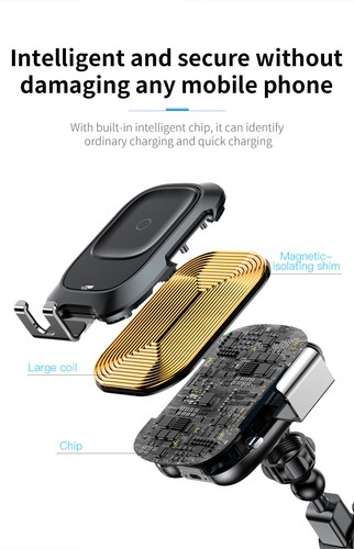 Baseus Infrared Sensor Automatic Qi Wireless Charger for Phone Samsung Huawei - Picture 10 of 12