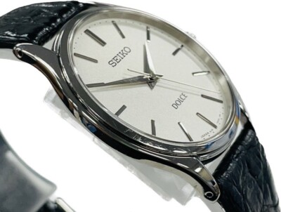 時計 SEIKO DOLCE 8J41-OAJ1 Near MINT] Seiko Dolce 8J41-0AJ1 Quartz Wristwatch From