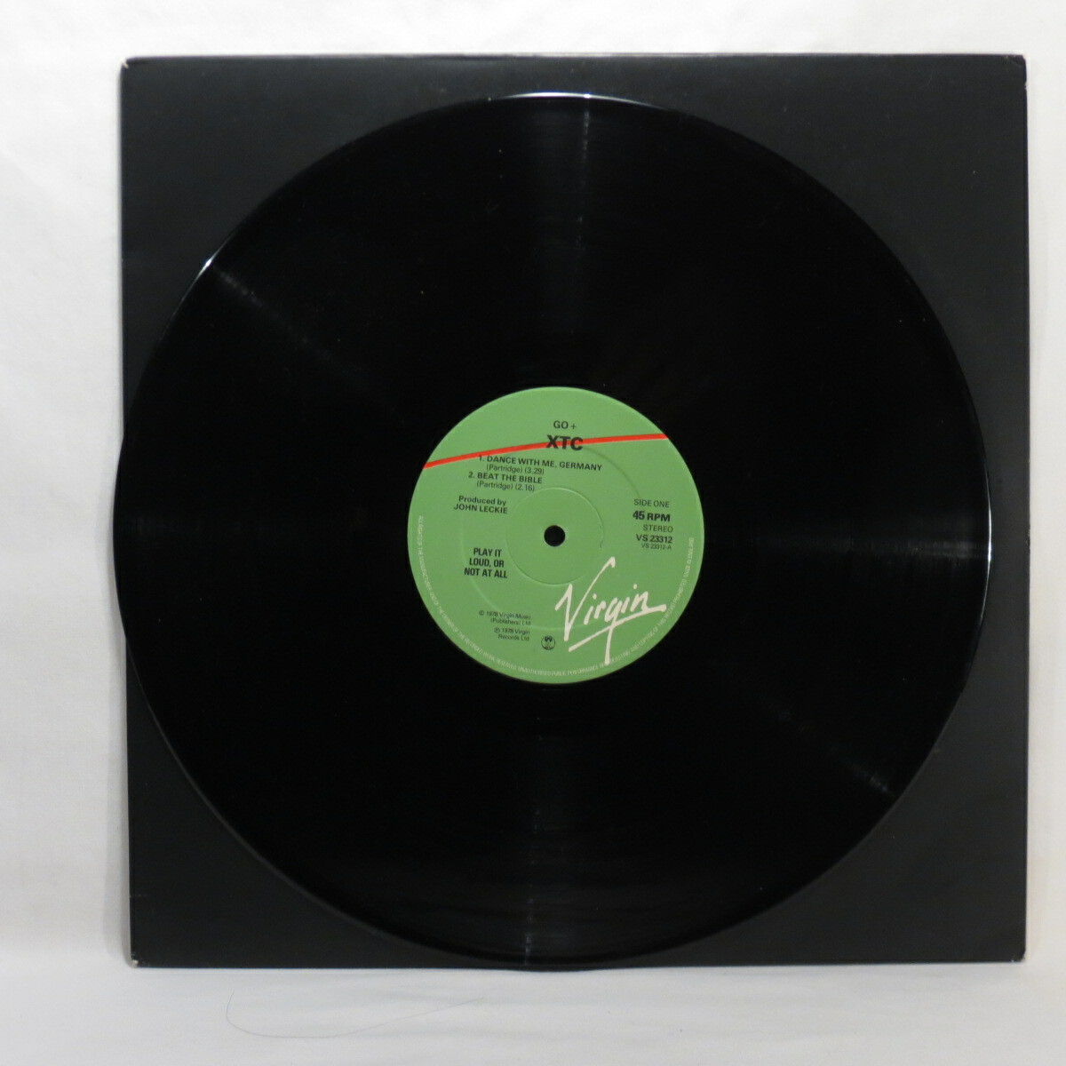 XTC ‎– Go 2 w/ Go+ 1978 1st UK Virgin LP + 12