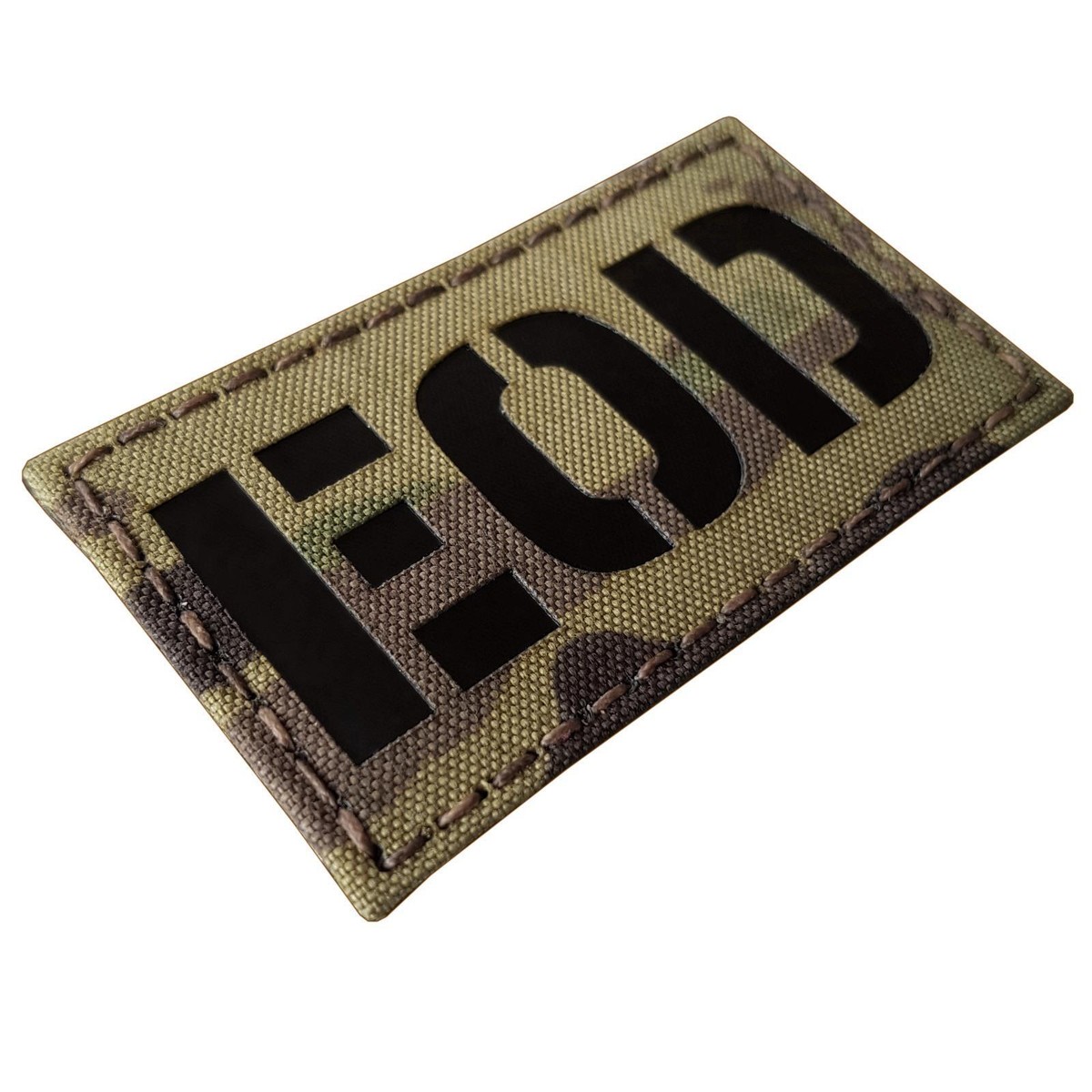 Patch Brodé Tactique EOD (Explosive Ordnance Disposal) - Velcro Crochet - 8,5x5 Cm - Pour Uniforme, Airsoft, Fan - 3