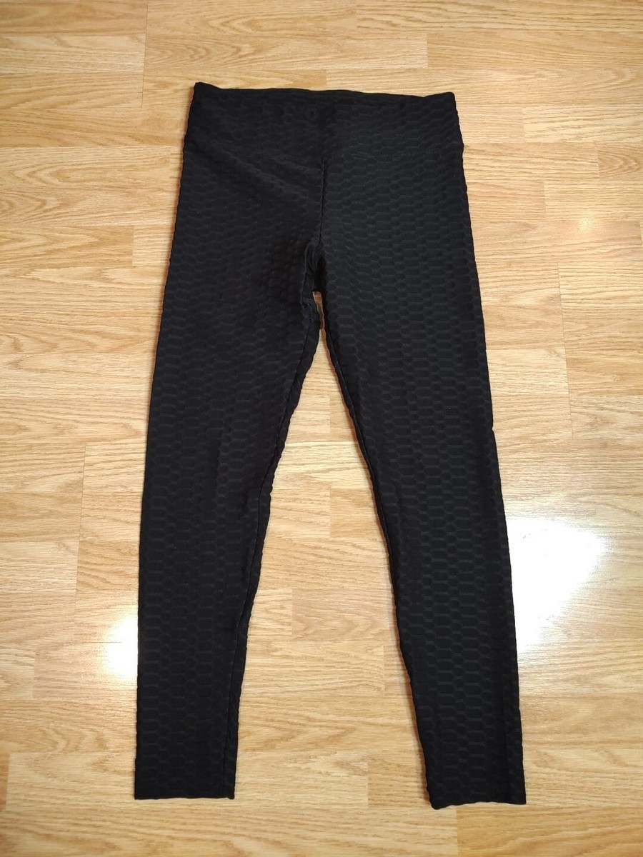 No Boundaries Womens Large Black Textured Rucked Pull-On D5