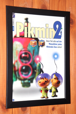 Pikmin 2 Nintendo GameCube Vintage Rare Small Promo Poster / Ad
