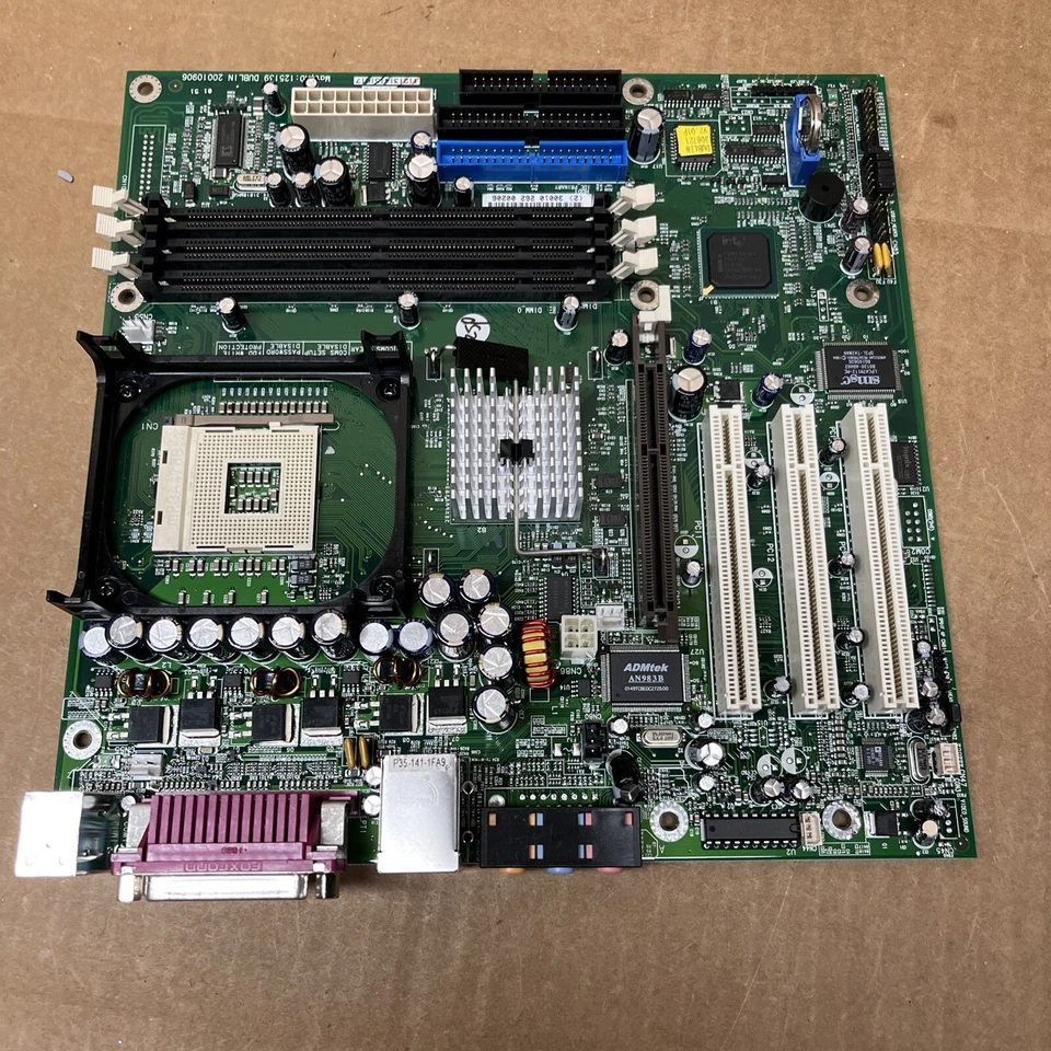 Original Genuine Dublin 125139 20010906 Socket LGA 478B Vintage Motherboard - Image 2 of 4