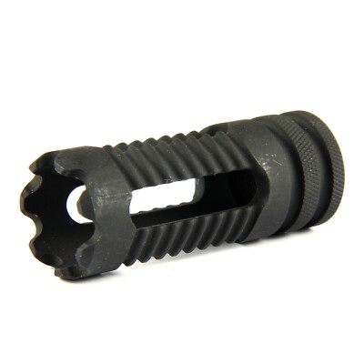Carbon Steel Muzzle Break M22 x 0.75 RH for 12ga Shotgun