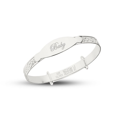 Dolce Valentina Personalised Mother and Baby Bangles Gift Sterling Silver 925 - Picture 6 of 37