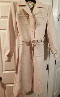 Gucci Interlocking-G Belt Wool Coat Womens Size 10 US / 46 IT | eBay