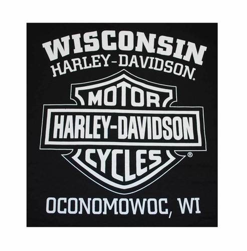 Harley-Davidson Men's Knucklehead Engine Authentic T-Shirt Black 30298302 - Picture 2 of 2