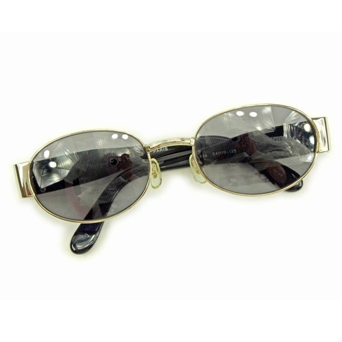 CELINE Occhiali Da Sole Nero Argento Donna Autentico Usato Y5286 | eBay