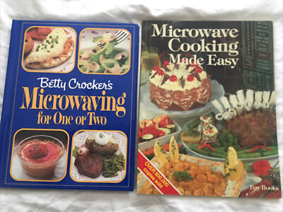 1980 s Betty Cocker Microwaving for one & Microwave Cooking Made Easy Recipe