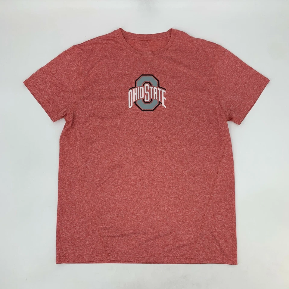 Ohio State Buckeyes T Shirt Mens Size L Red Short Sleeve Moisture Wicking Fabric - Изображение 2 из 4