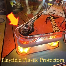 (10) 1” Pinball Machine Plastic Protectors Round Washers Williams Bally Gottlieb
