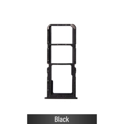 Oppo A53s Dual SIM Card Tray Black For OPPO A53s