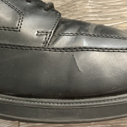 Zapatos de vestir Dexter para hombre negros cómodos Oxford punta cuadrada con cordones talla 9 - Imagen 4 de 7