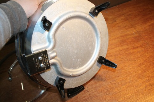 Regal Ware Society Electric Skillet Stainless Steel Fry Pan With Clear Glass Lid - Picture 4 of 4