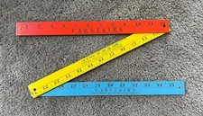 Vintage Carstairs Whiskey Whisky / Wolfschmidt Vodka Trifold Advertising Ruler