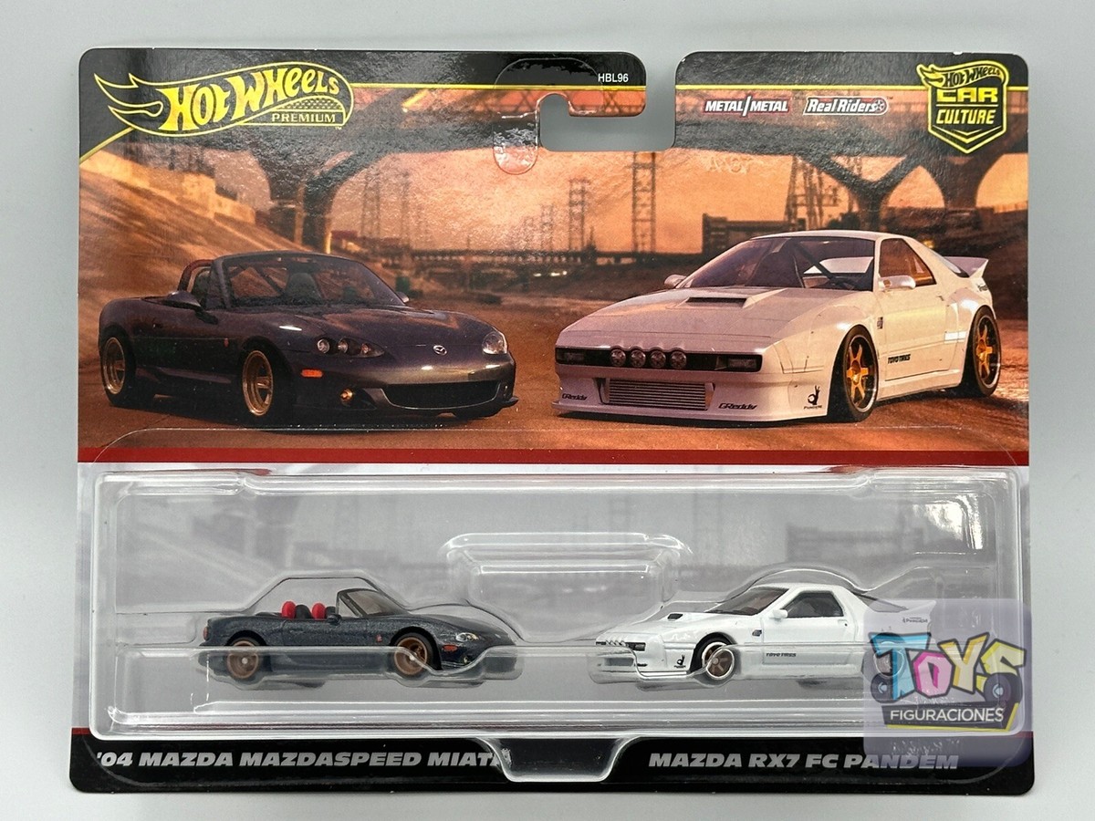 2024 Hot Wheels '04 Mazda Mazdaspeed Miata + RX7 FC Pandem Premium