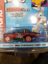 AUTO WORLD THUNDERJET R33/4 HO SLOT CAR Tasmanian Devil   1953 Studebaker NEW 