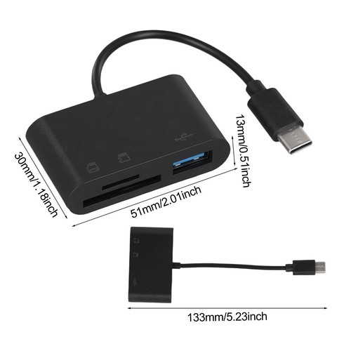 Rationalisez votre transfert de donn??es avec cet adaptateur type C et lecteur d - Photo 3 sur 12