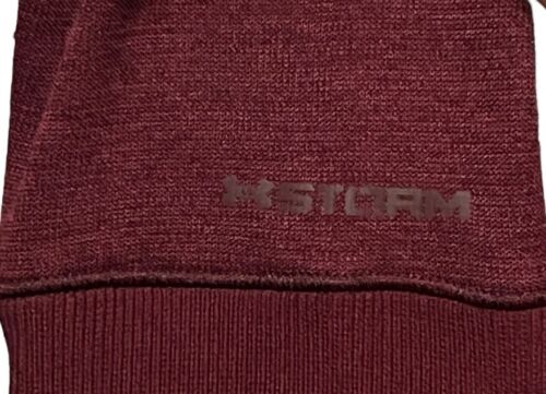Under Armour Storm Cold Gear Fitted Women's Fleece Top Maroon XL - Picture 4 of 4