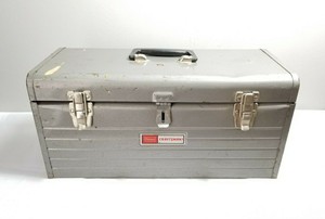Vintage-Sears-Craftsman-Metal-Tool-Box