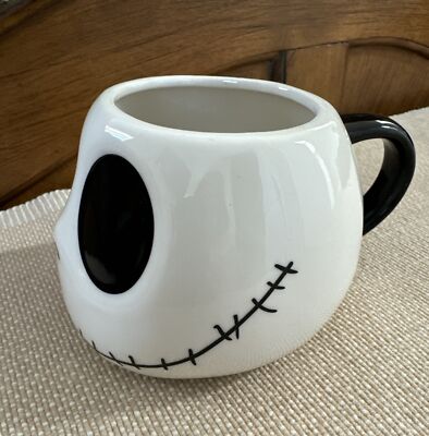 Jack Skellington Head Mug Nightmare Before Christmas Sculpted Disney Tim Burton