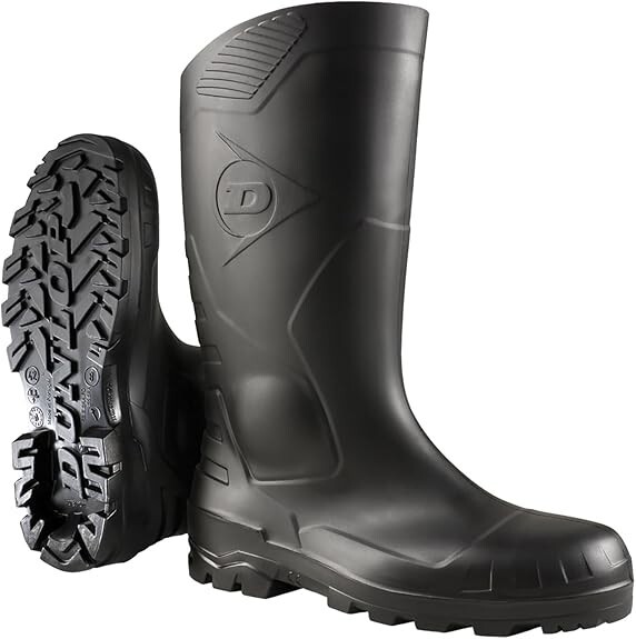 STIVALI DUNLOP DEVON FULL SAFETY WELLINGTON S5 STIVALI LAVORO PUNTA ACCIAIO TG38