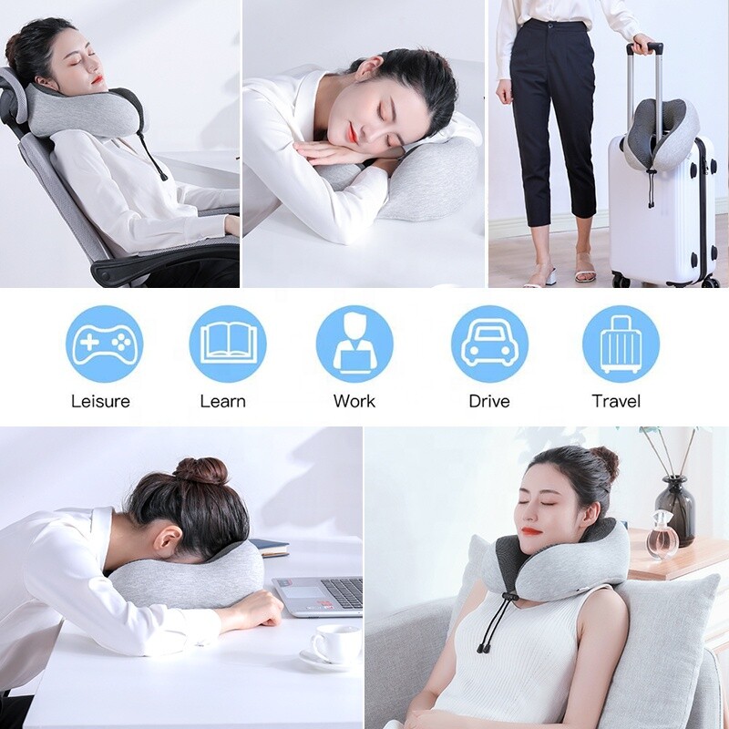 Memory Foam Travel Pillow for Comfortable Journeys