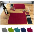 Tischdeko Filz Tischset Bestecktasche Glasuntersetzer Platzset abwaschbar Typ846