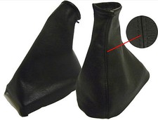 OPEL OMEGA B Modello 1994-1999 Cuffia Leva Cambio e Freno 100% Pelle Nero