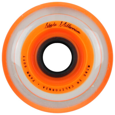 Labeda Millennium Gripper Orange Hockey Wheel 76mm SOFT (Single Wheel)