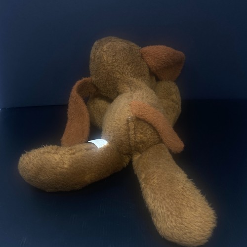 Vintage Animal Fair Dark Brown Dog Plush Eye Spot Circle 17" Stuffed Animal 0460 - Picture 3 of 6