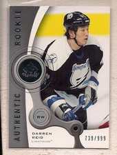 Darren Reid 2005-06 SP Game Used Rookie RC #235 #ed 739/999