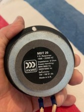 Morel MDT 29 1-1/8" Tweeter a cupola morbida/USATO