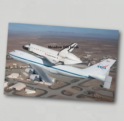 Kühlschrankmagnet NASA Space Shuttle - Boeing 747 Airliner - Discovery