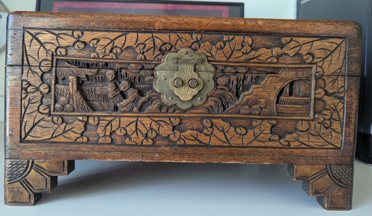 木制古董原始1900-1940 年中国箱子| eBay