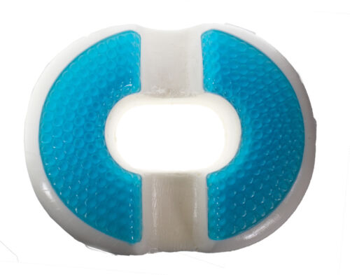 GEL enfriador cojín ortopédico para asiento de rosquilla + cojín de espuma viscoelástica coxis - Imagen 4 de 17