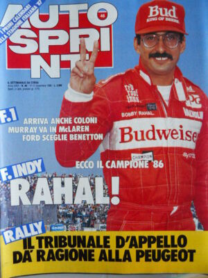 Autosprint Nr. 46 1986 Ecco the Champion 86 F. Indy Rahal [P4]
